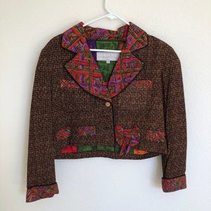 Vintage 1990's Platinum Rare, re Patterned Jacket